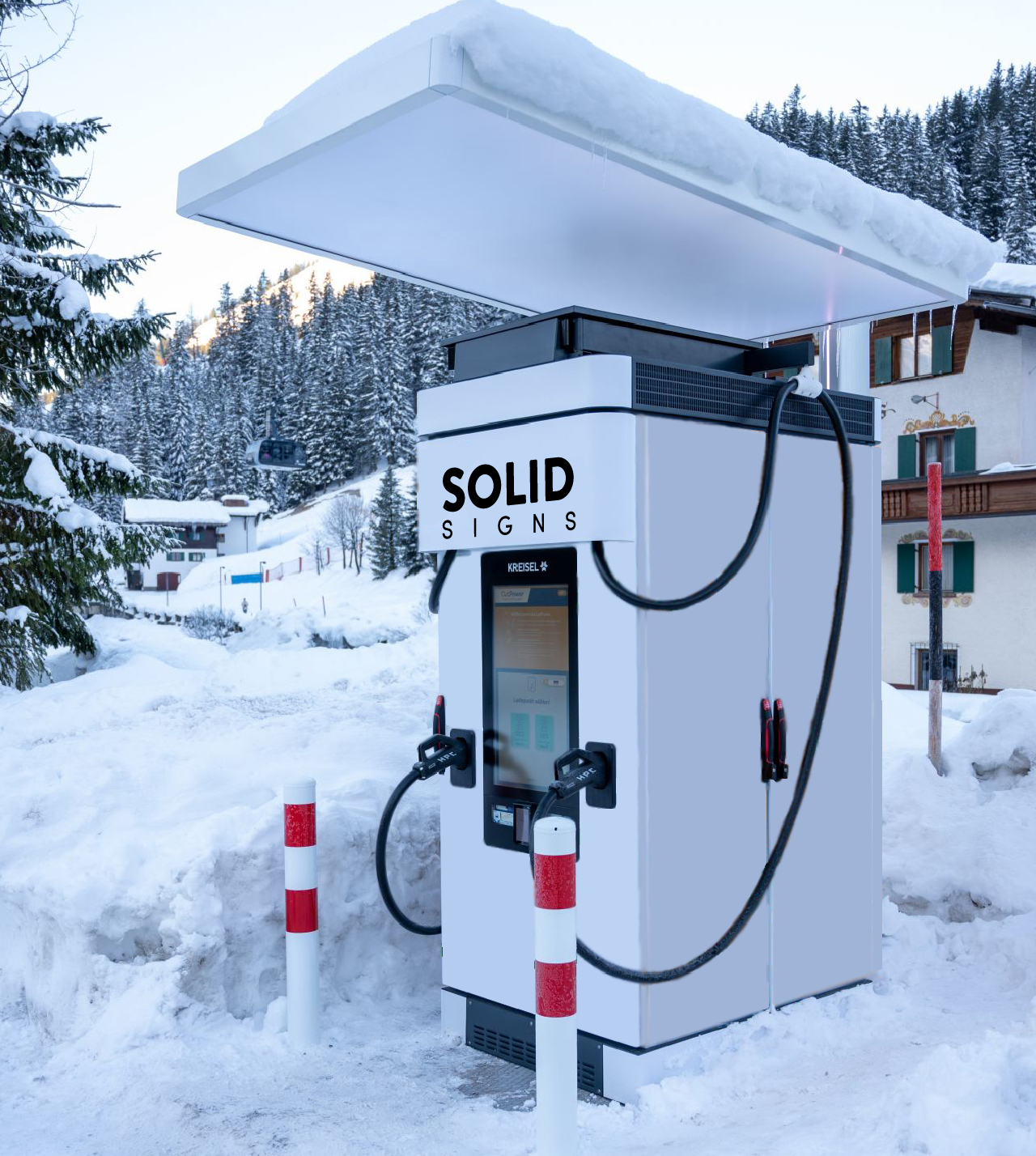 Charge Base Large Innovatieve Overkappingen voor Elektrische Laadstations